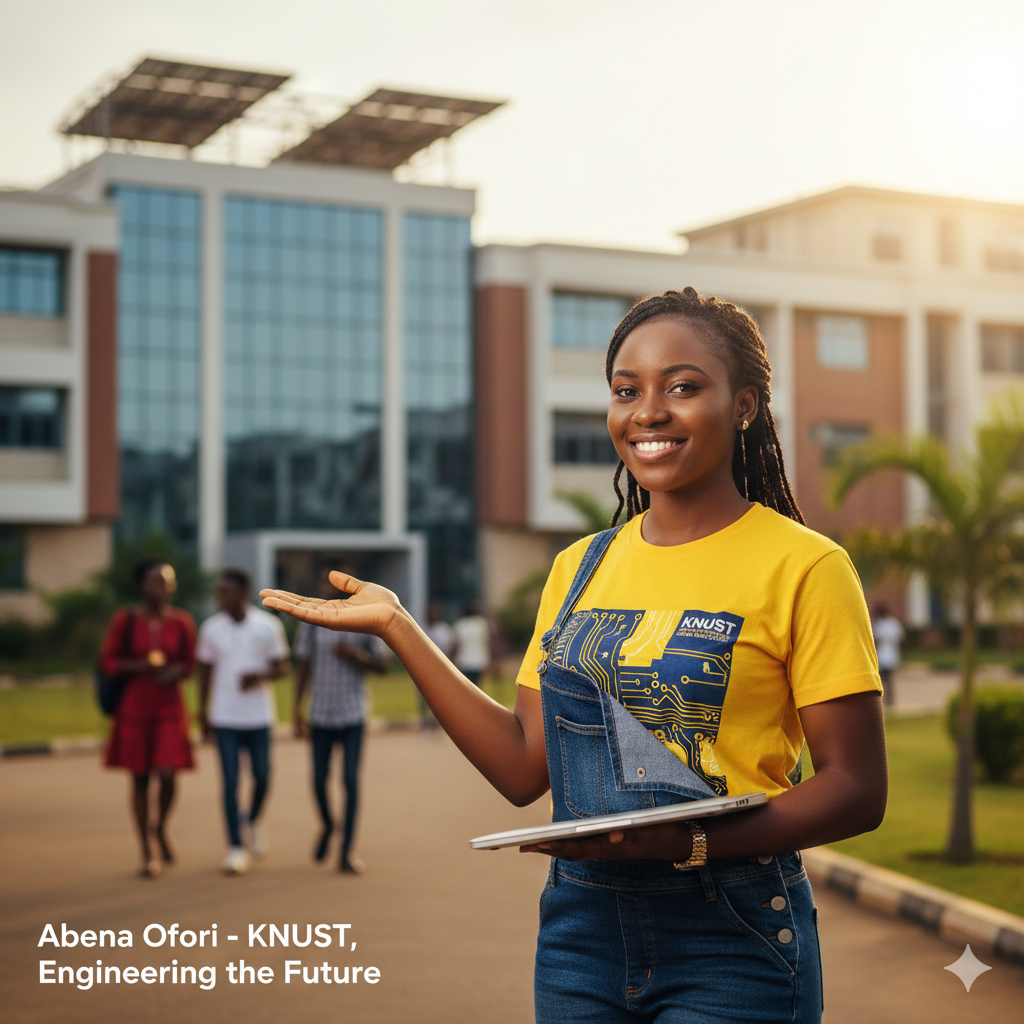 Abena Ofori Secures Top Internship at Tech Hub. abena
